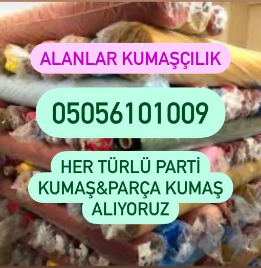 güneşli ve çevresinde kumaş alan firma Alanlar kumaş, bağcılar güneşli çevresi kumaş alan firmadır. Güneşli parti kumaşçı olarak yıllardır kumaş alım satımı işi yapıyor ve her türlü parti kumaş ve parça kumaş alıyoruz